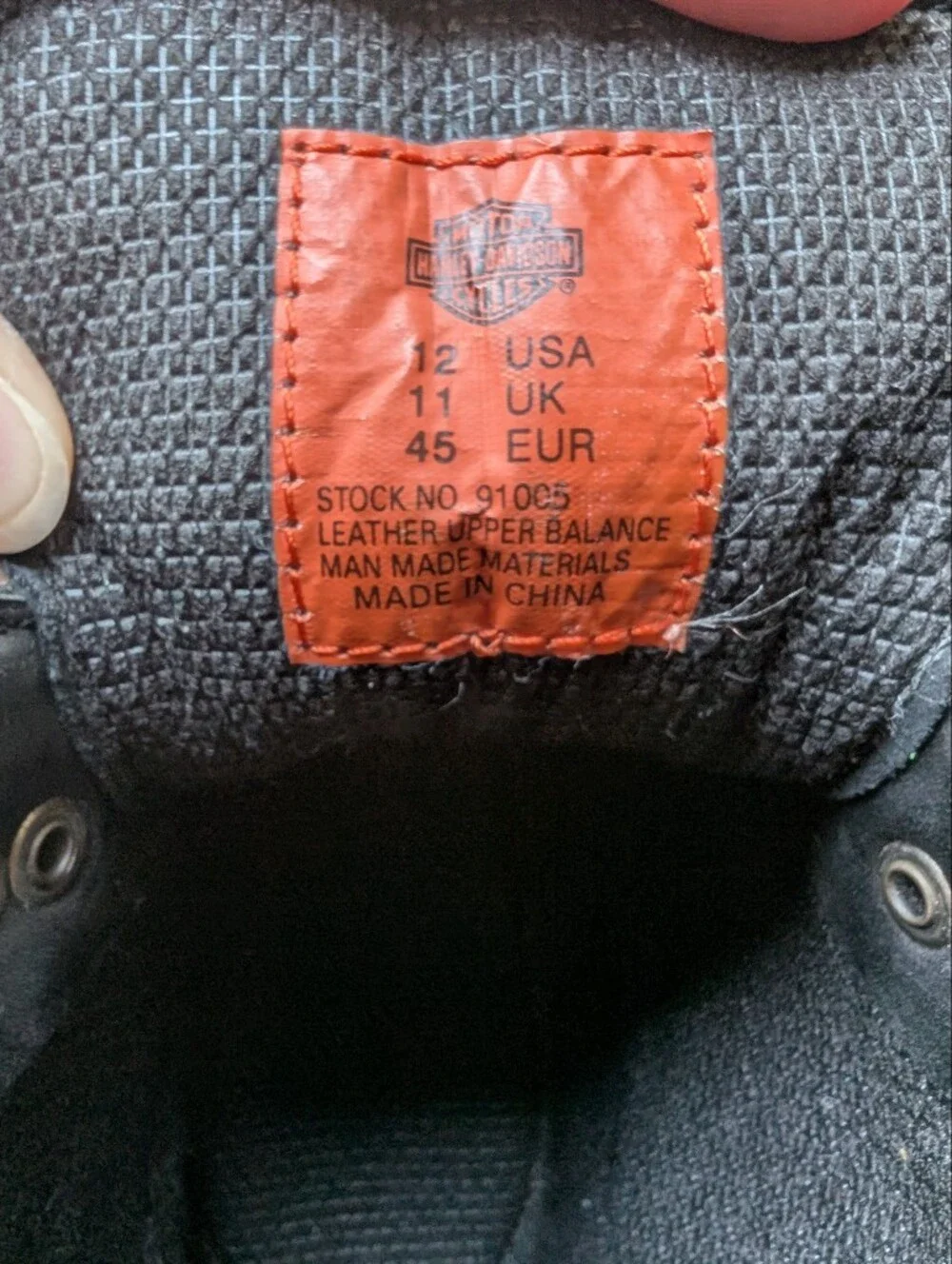 Harley-Davidson Badlands Black Nubuck Leather Motorcycle Biker Boots